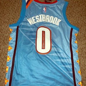 NBA Oklahoma City thunder Russell Westbrook jersey